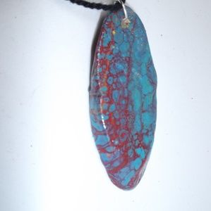 Dragon's Vein Driftwood Necklace Wearable Art